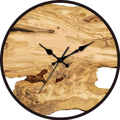 Silent Wood & Acrylic Wall Clock with Noiseless Sweep Hand for Living Room, Bedroom, Office | Modern Minimalist Time Display