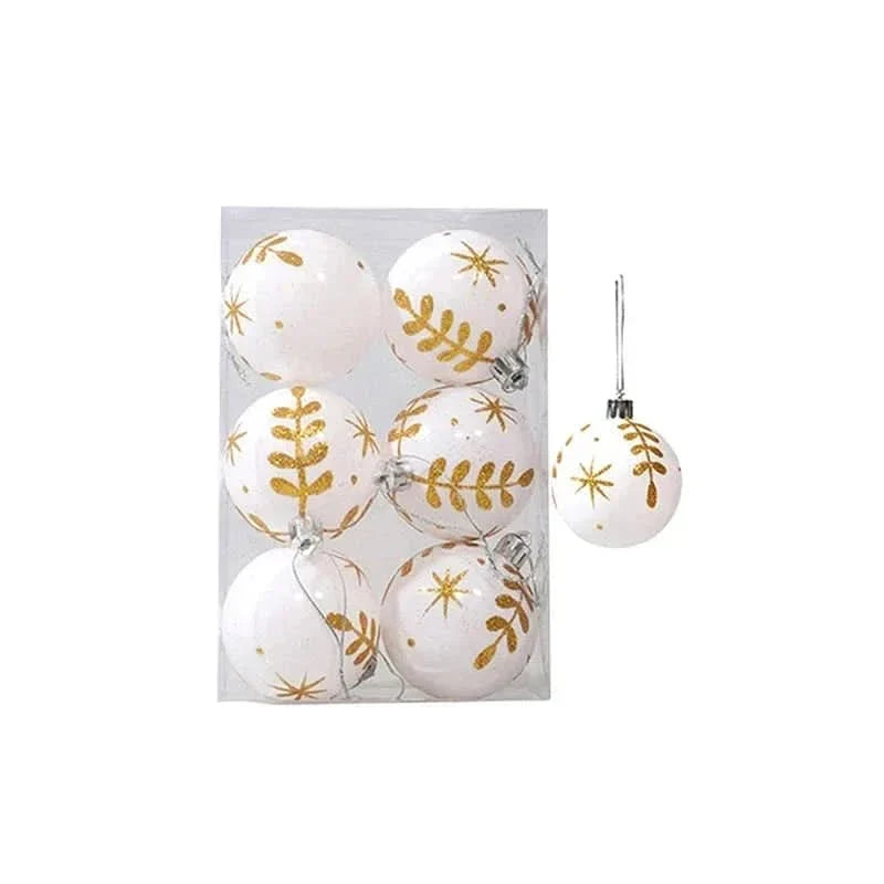 FLAKEORN – Christmas Table Baubles Set for Elegant Holiday Decor