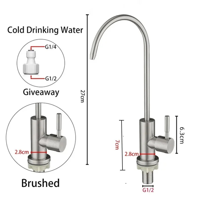 AquaFlow | Faucet Water Filter Tap with 360° Rotatable Design | Modern Purifier for Clean Drinking Water