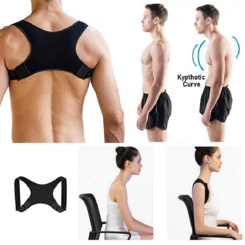 Adjustable Posture Corrector Brace for Upper Back and Shoulder Support – Comfortable Alignment Aid for Office Workers, Daily Wear, Men & Wom