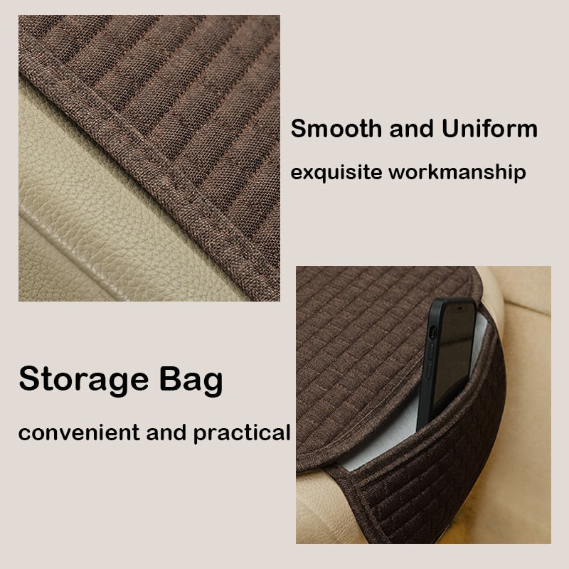 Funda organizadora antideslizante para asiento de coche con diseño impermeable | Duradera y fácil de limpiar para interiores organizados