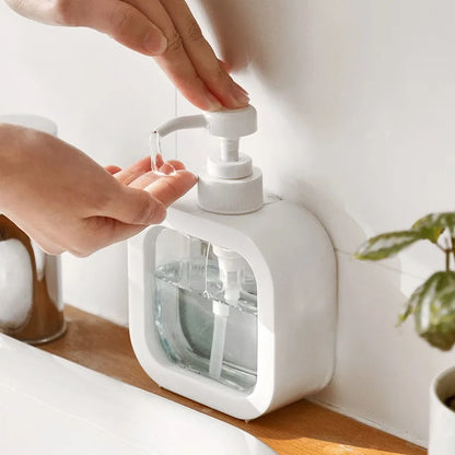 Countertop Liquid Soap Pump Dispenser with Press Mechanism for Bathroom Vanity, Kitchen Sink & Shower | Modern Minimalist Scandinavian Desig