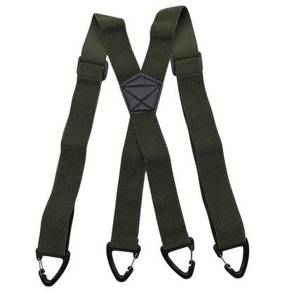 Adjustable Work Suspenders with Metal Clips – X-Back & Y-Back Designs for Men
