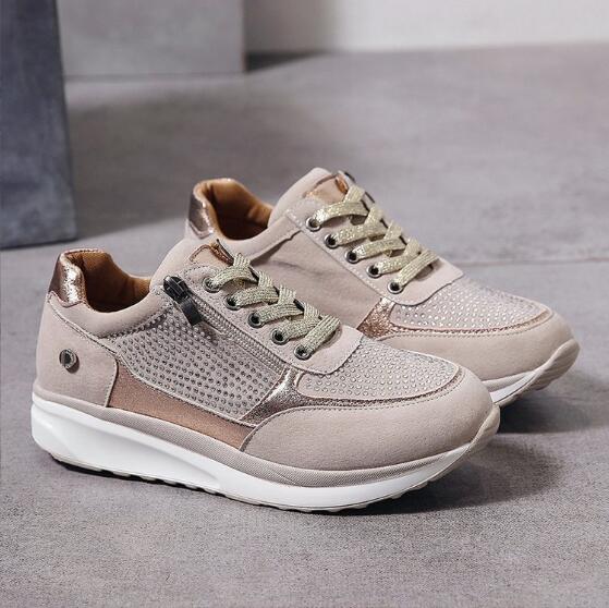Men's Orthopedic Sneakers with Cushioned Insole & Shock Absorption for All-Day Comfort Walking | Flexible Casual Shoes for Work & Weekend