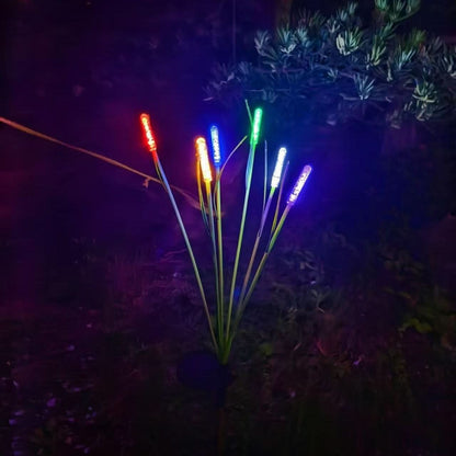 REEDLIVA – Luces solares de caña para decoración de jardines exteriores