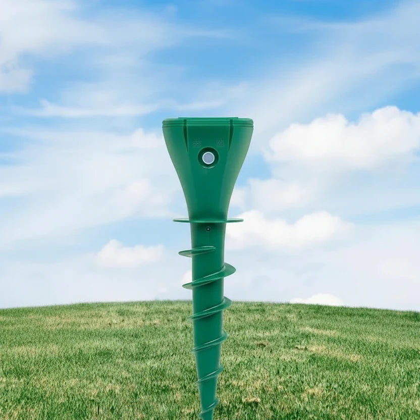 GroundGuard Repeller - Solar Mole Repellent - Garden Style - Silent Protection