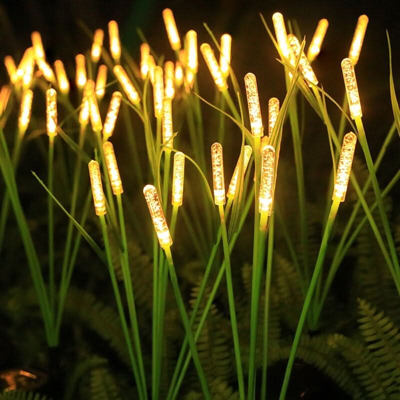 REEDLIVA – Luces solares de caña para decoración de jardines exteriores