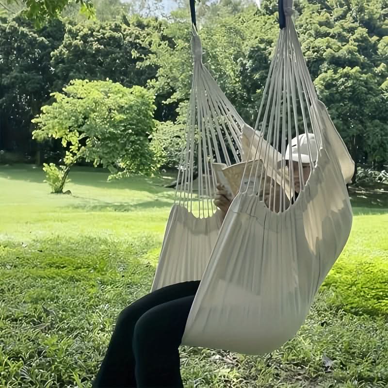 HAMMOCKLIVA – Silla colgante de ocio para relajación en interiores y exteriores