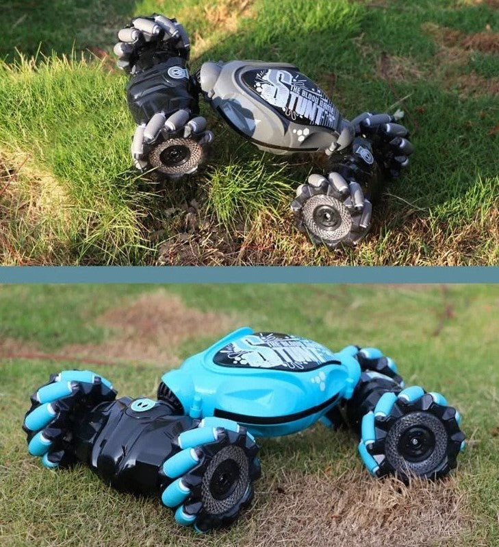 Hand Gesture Controlled Off-Road Monster Truck 4WD All-Terrain RC Vehicle for Kids and Adults Indoor Outdoor Racing Blue Red Gray