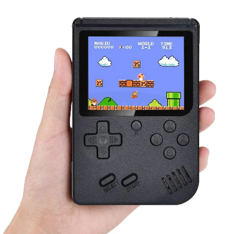 Handheld Gaming System with 400 Built-In Classic Games & 3-Inch Color Screen for Kids & Adults