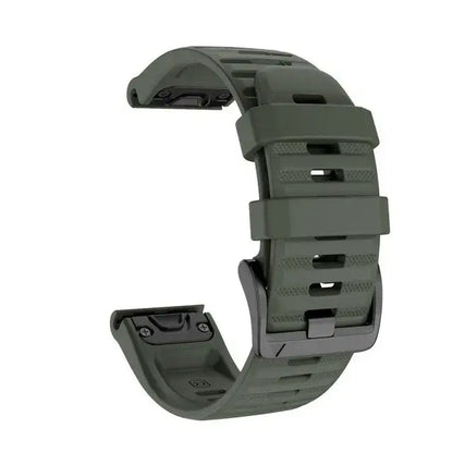 Silicone Sport Watch Band 22mm 26mm Quick Release Strap for Active Lifestyle Fitness Running Gym Workout Wearable Accessory Replacement