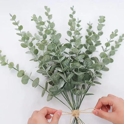 Artificial Greenery Sprigs for Vases & Centerpieces – Realistic Botanical Decor for Living Room, Wedding, Office