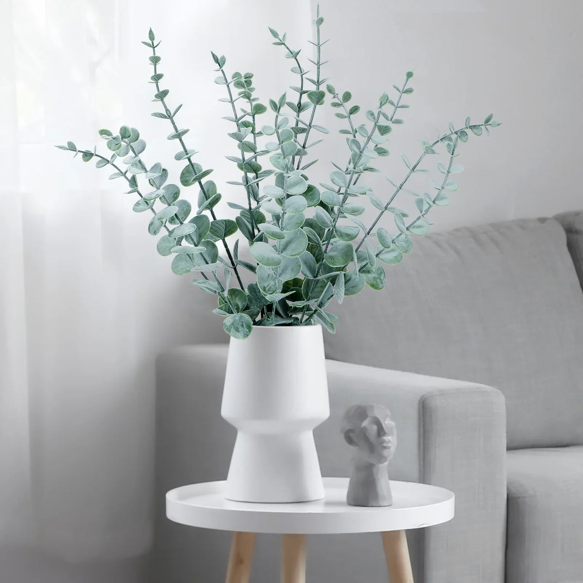 Artificial Greenery Sprigs for Vases & Centerpieces – Realistic Botanical Decor for Living Room, Wedding, Office