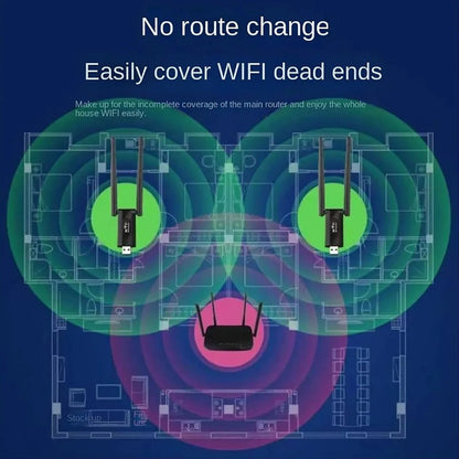 Amplificador de red doméstica | Extensor WiFi con alimentación USB para un mayor alcance y una señal confiable