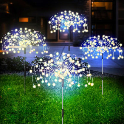 Solar Firework Garden Stake Light with 120 LEDs – Waterproof Outdoor Pathway Accent for Yard, Patio & Pool