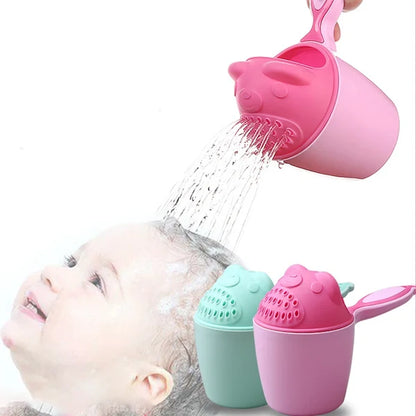 BATHCUP KIDS – Adorable baby bath cap with water protection and fun shampoo cup design