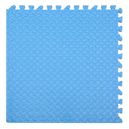 Interlocking Foam Floor Tiles 12x12 Inch Non-Slip Cushioned Baby Crawling Mat for Nursery Playroom Kids Activity Area Water-Resistant EVA Pu