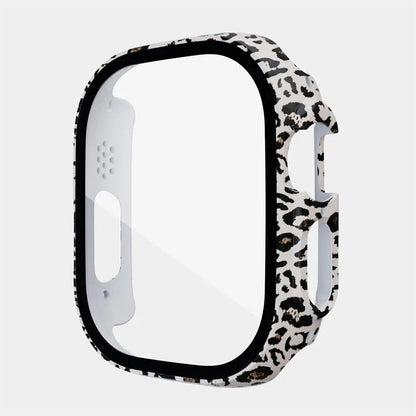 Protective Shell with Tempered Glass Screen Guard for 49mm Apple Watch Ultra Series – Full-Body Snap-On Design