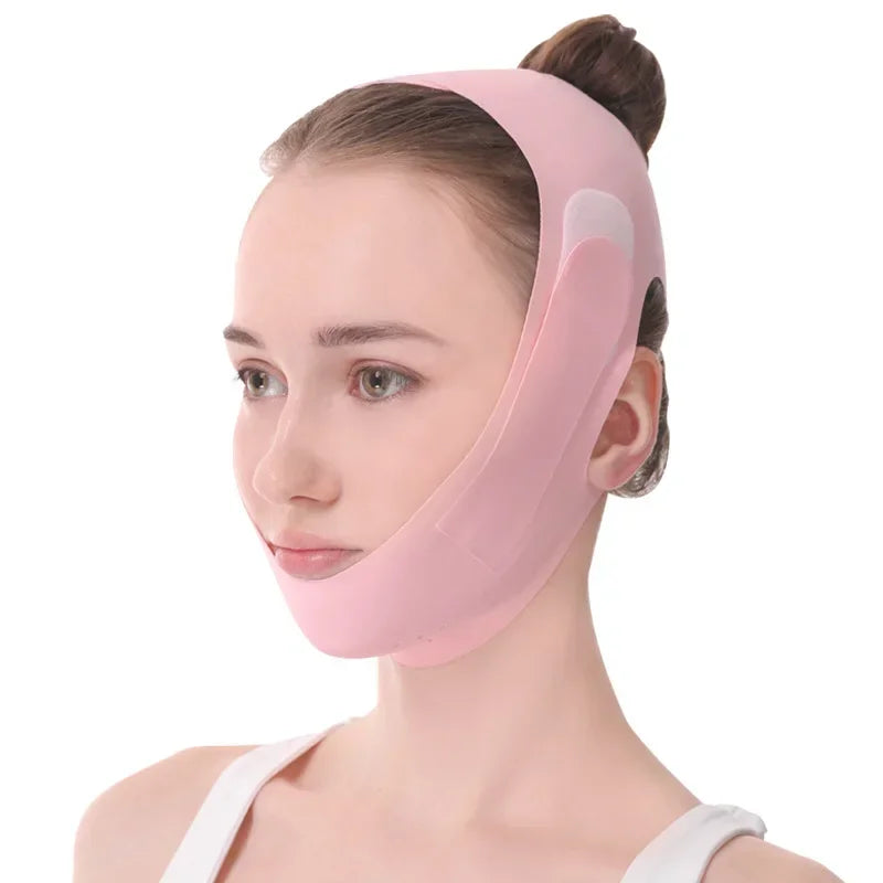 Jawline Shaping Compression Wrap – Sculpt and Firm Your Face with Daily Chin Lift Support for Women and Men