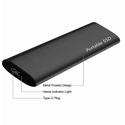 4TB USB-C External Hard Drive Slim Portable Storage Device for Mac PC Windows Laptop Desktop Backup Photos Videos Documents Files