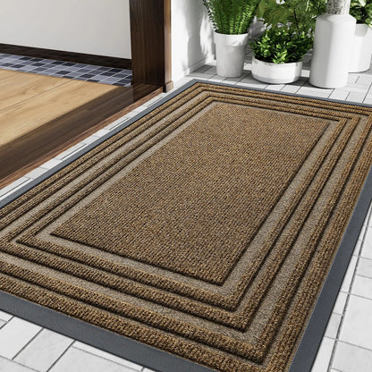 Durable Non-Slip Entrance Mat Crafted from Natural Rubber