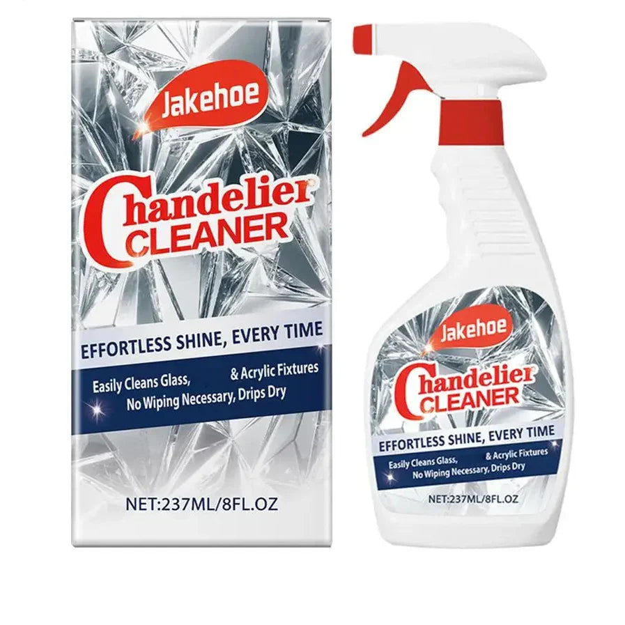 Crystal Chandelier Cleaner Spray 8 oz Streak-Free Formula for Glass Lighting Fixtures Mirrors and Reflective Surfaces Home Care