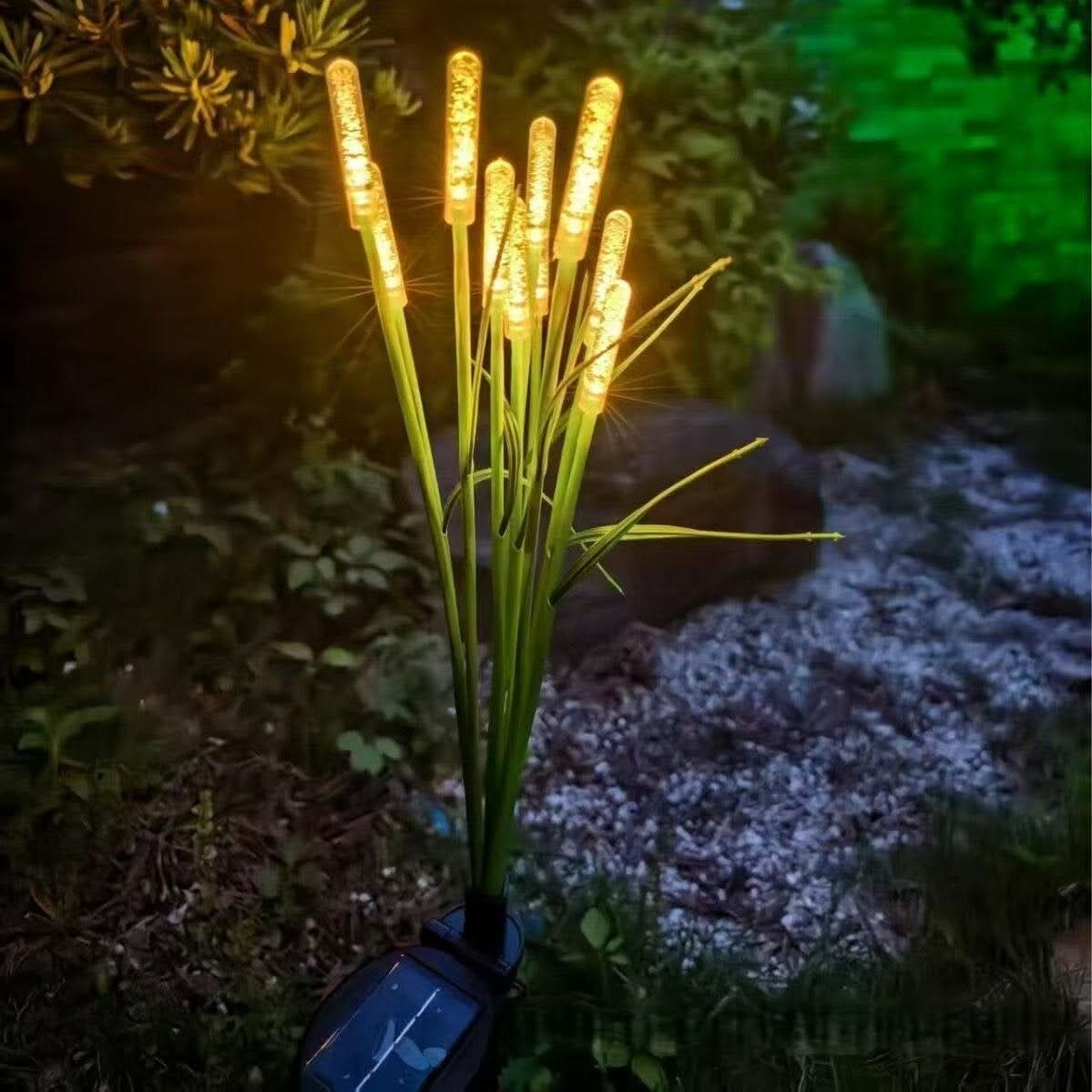 REEDLIVA – Luces solares de caña para decoración de jardines exteriores
