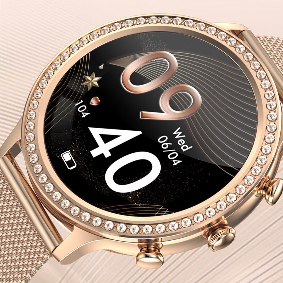 Health Tracking Smartwatch with Heart Rate Monitor, Blood Pressure & Sleep Analysis for Daily Fitness & Wellness