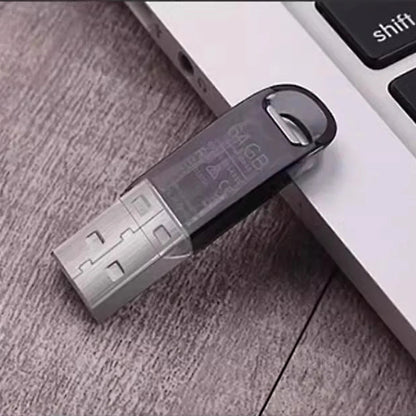 Secure Tech | Unidad flash USB cifrada y portátil con cuerpo de metal | Almacenamiento compacto para transferencia segura de archivos