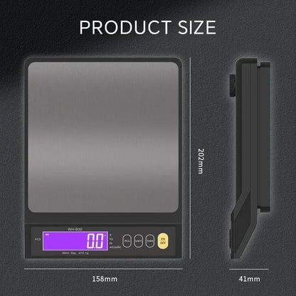 Báscula de cocina digital impermeable – Capacidad de 11 lb / 1 oz o 22 lb / 0.04 oz, báscula de cocina LCD recargable para preparación de comidas, repostería y porciones