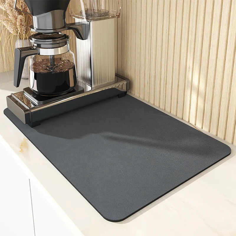 Microfiber Kitchen Mat Non-Slip Water Absorbent Runner for Sink Floor Stove Area Home 20x24 Inch Fast Dry Washable