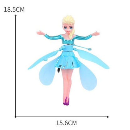 Flying Fairy Doll – Hand-Controlled Hovering Toy with Light-Up Wings for Girls & Boys – Interactive Flight Play
