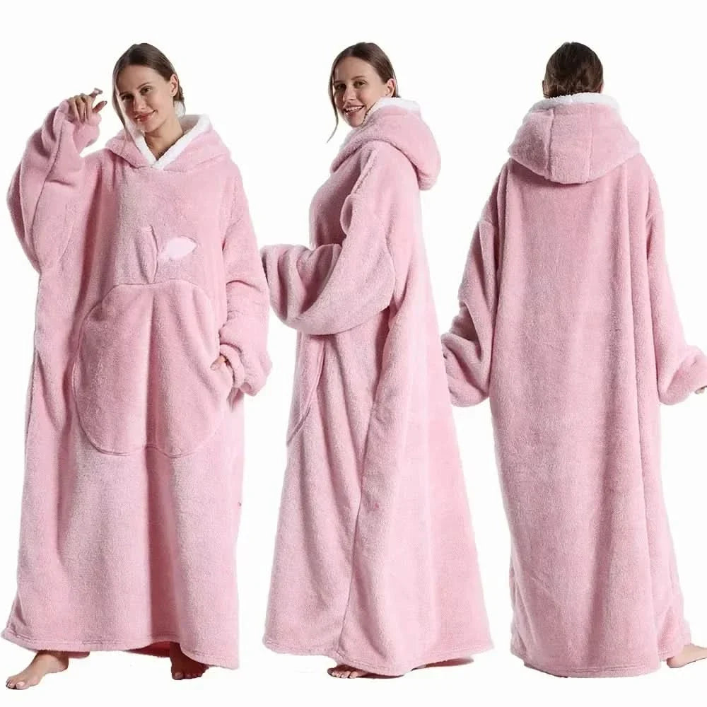 HOODSNUG – Hooded Wearable Blanket for Cozy Comfort