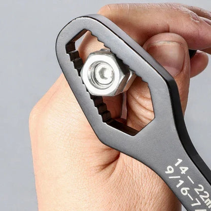 Dual-Head Adjustable Wrench Set 0.3-0.86 Inch Bolt Range Universal Spanner Tool for Auto Repair Home Workshop Bike Maintenance Plumbing DIY
