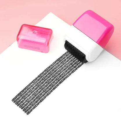 Privacy Roller Stamp for Sensitive Documents Confidential Mail Security Address Blocker Financial Papers Personal Info Guard Home Office Too