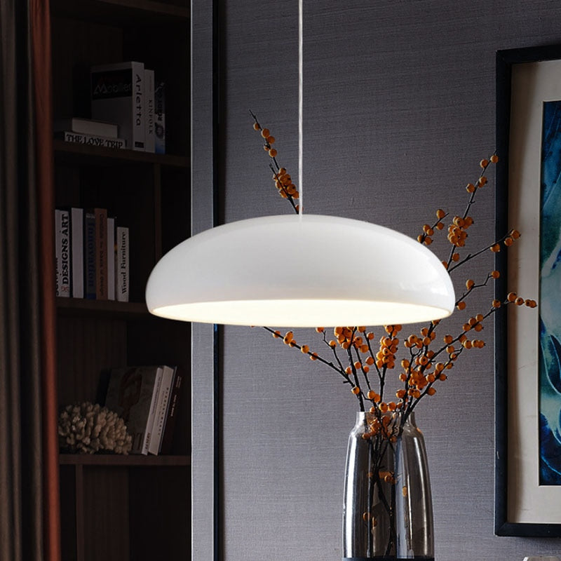 Lámpara de techo LED de metal con altura ajustable para comedor e isla de cocina | Iluminación cenital escultórica moderna para mesa y barra | Ind