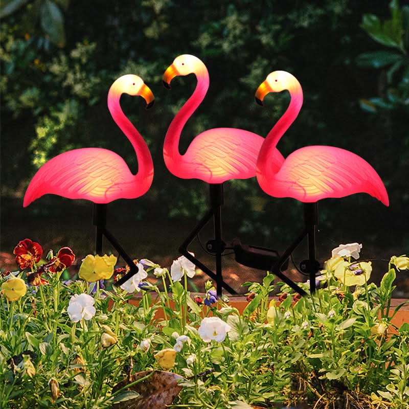 FLAMINGOLIVA – Solar Flamingo Garden Light for Outdoor Decor