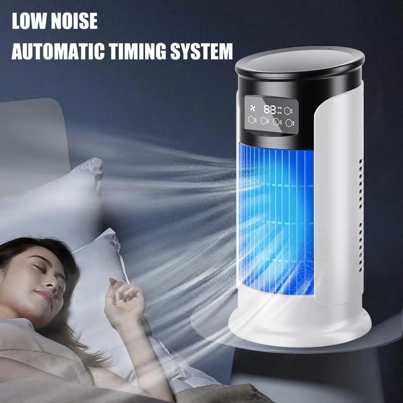Portable Air Conditioner for Room, Compact Evaporative Cooler with Timer, Quiet Mini Air Conditioner for Desk