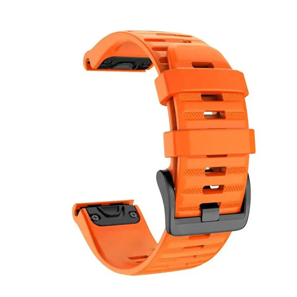 Silicone Smartwatch Band | QuickFit Replacement Strap 20mm 22mm 26mm | Flexible Sport Watch Band for Active Lifestyles