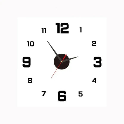 12-Inch Silent Wall Clock Non-Ticking Quartz Movement for Bedroom Office Living Room Modern Round Classic Home Decor Timepiece Battery