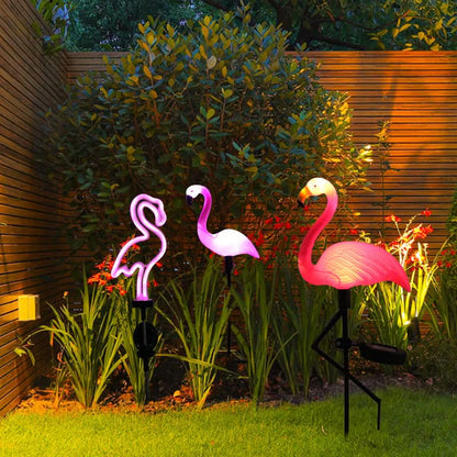 FLAMINGOLIVA – Solar Flamingo Garden Light for Outdoor Decor