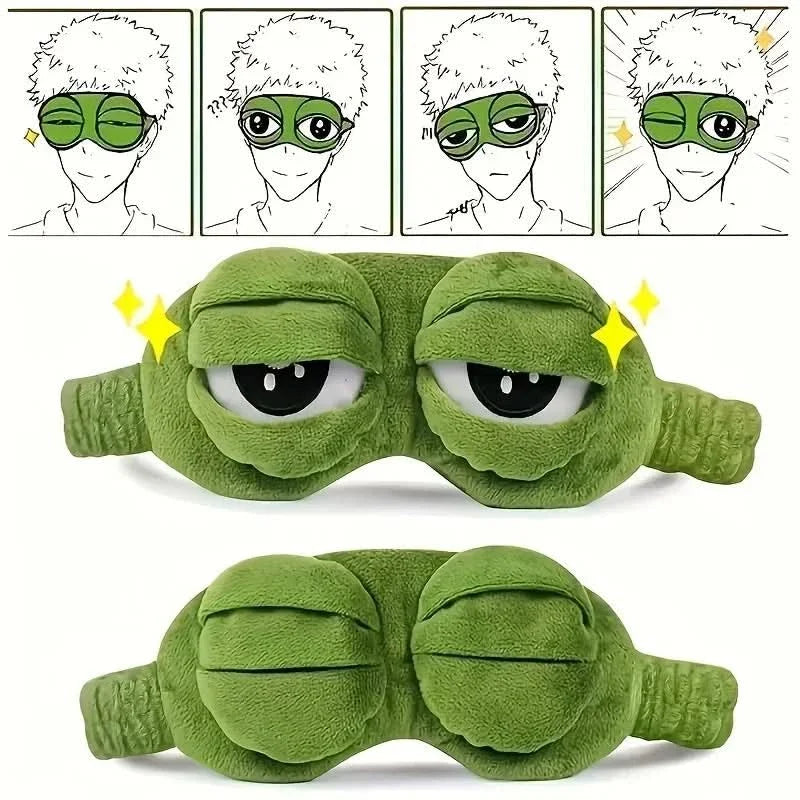 FROGCLOUD – Soft Sleep Eyeshade for Relaxing Travel Naps