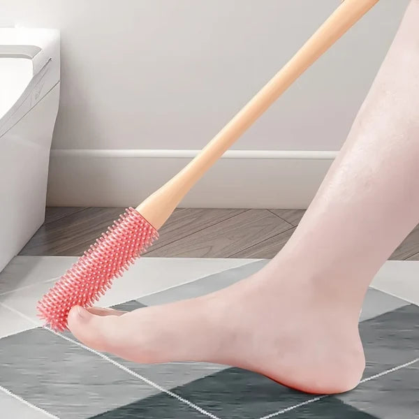 FOOTLIVA – Cepillo exfoliante suave para pies para un cuidado de exfoliación delicado