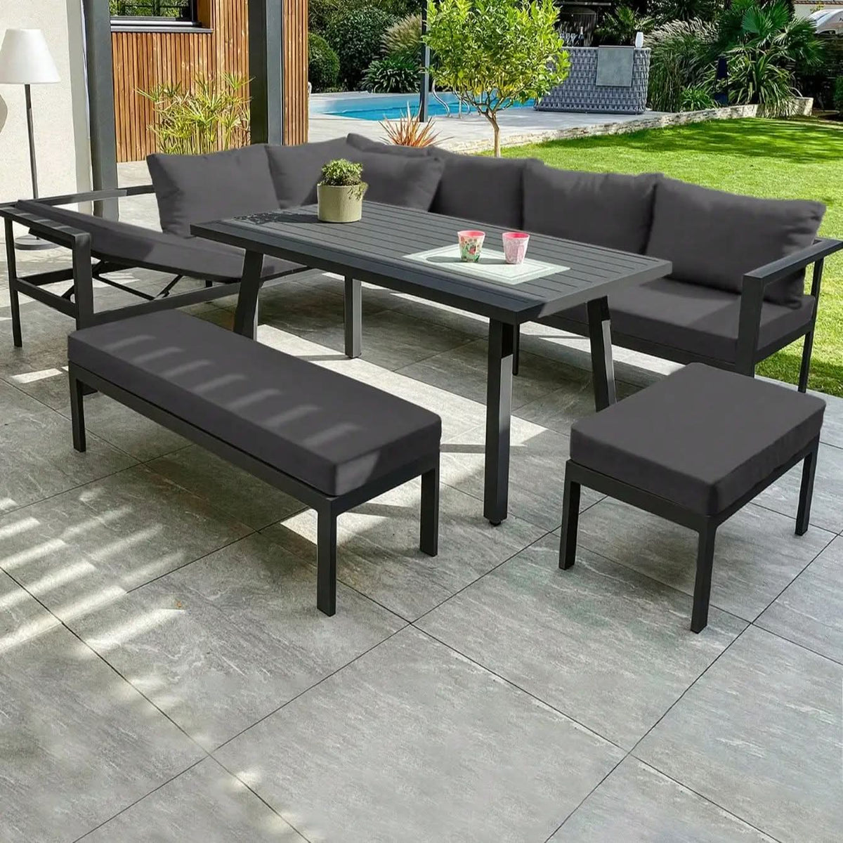 PALMFLOW – Fundas de cojín antideslizantes para la protección de muebles de patio