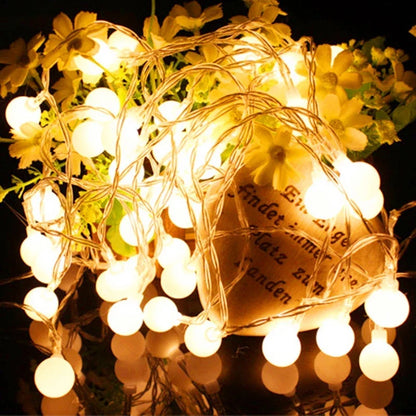 LED Fairy Light Strand 20 Feet Warm White USB Powered with Switch for Bedroom Patio Wedding Party Garden Indoor Outdoor Ambient Lighting Dec
