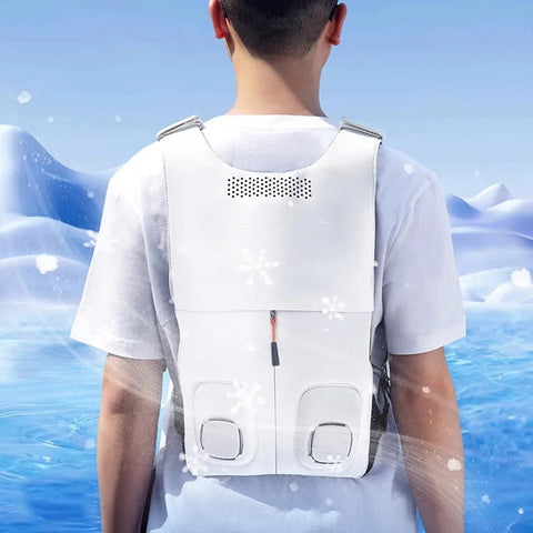 Cryovest | Chaleco refrigerante ligero e impermeable con ventiladores duales | Ajuste regulable para mayor comodidad en exteriores