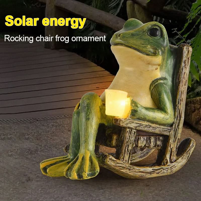 FROGLIVA – Solar Frog Garden Light for Outdoor Decor