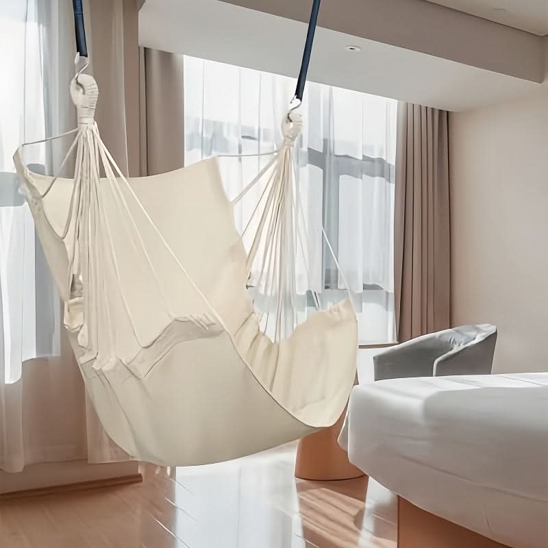 HAMMOCKLIVA – Silla colgante de ocio para relajación en interiores y exteriores