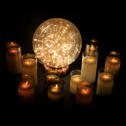 Battery-Operated LED Pillar Candles with Remote Timer Set of 3 Ivory Polypropylene 4-6 Inch Realistic Flicker Indoor Decor for Dining Room B