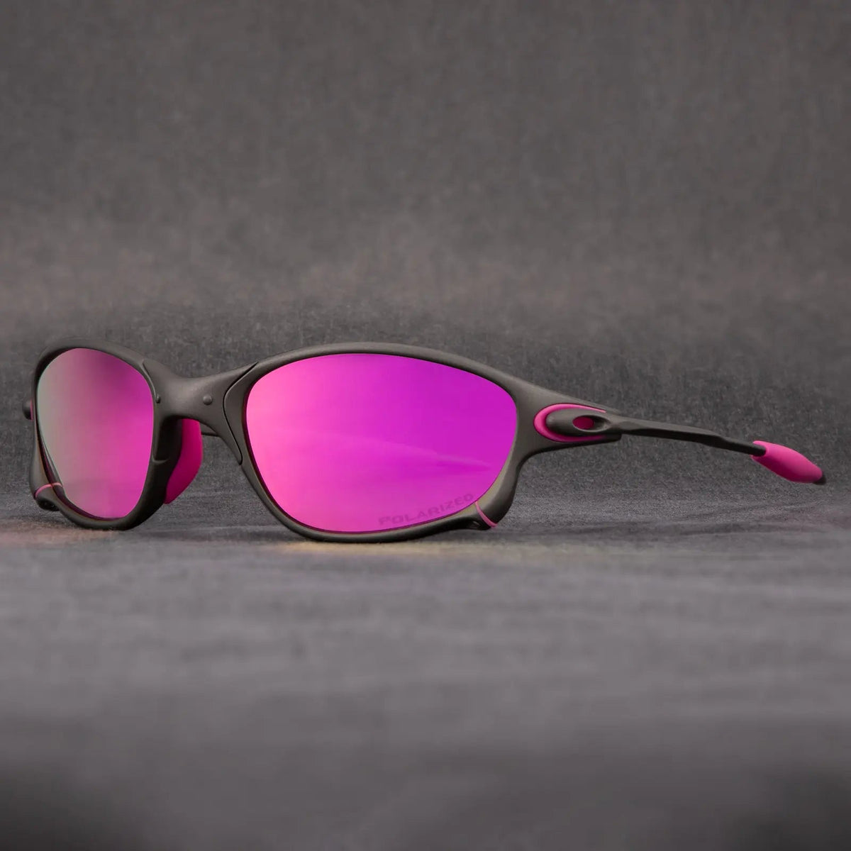 Polarized Sport Sunglasses with Red Mirror Lenses - Lightweight Aluminum Frame for Driving, Cycling & Outdoor Activities